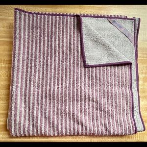 Norwex Bath Towel - Graphite/Lavender Stripes